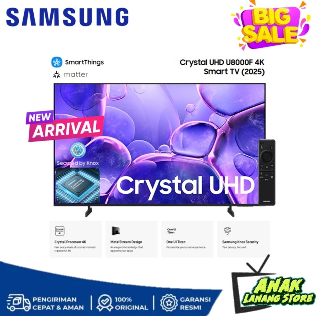 SAMSUNG UHD SMART TV 55 INCH  UA55U8000F CRYSTAL UHD 4K SMART DIGITAL TV 55 INCH 55U8000F