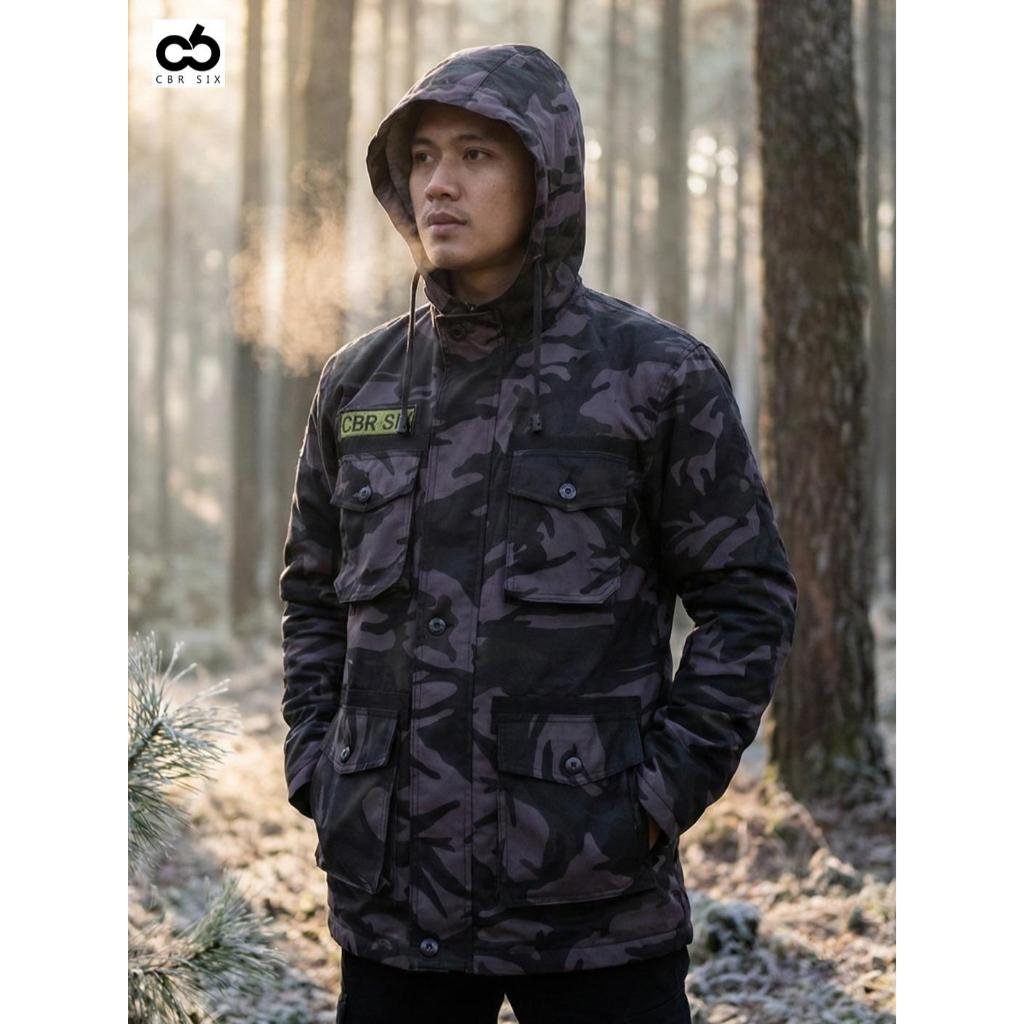 JAKET LORENG HOODIE PRIA | ARMY MODEL JACKET ISC 322 ORIGINAL