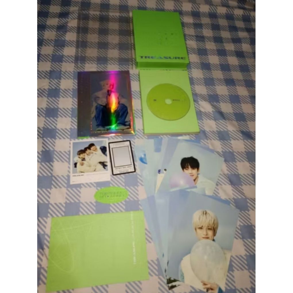 WTS PRELOVED OFFICIAL ALBUM TREASURE THE FIRST STEP : TREASURE EFFECT GREEN ALBUM ONLY