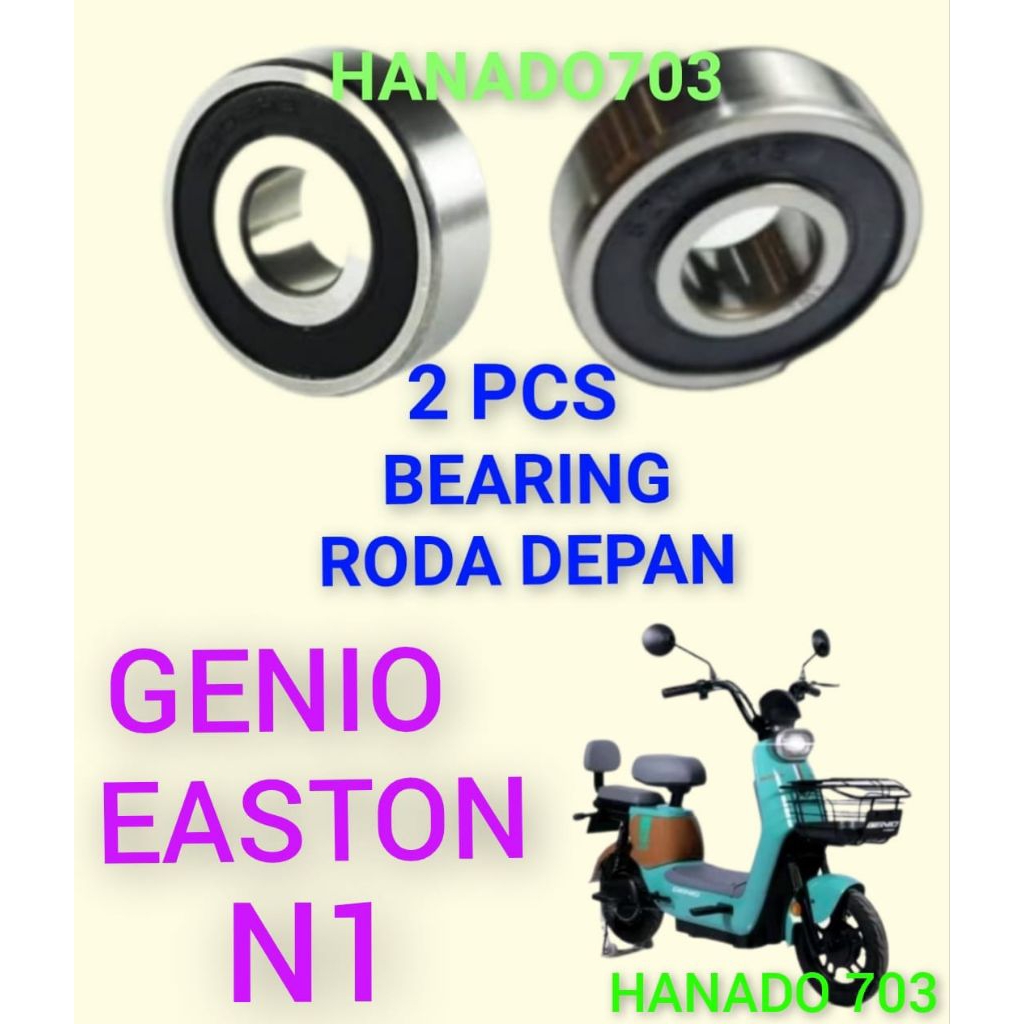 bearing roda depan sepeda listrik genio easton N1 laker klahar roda depan sepeda listrik genio easto