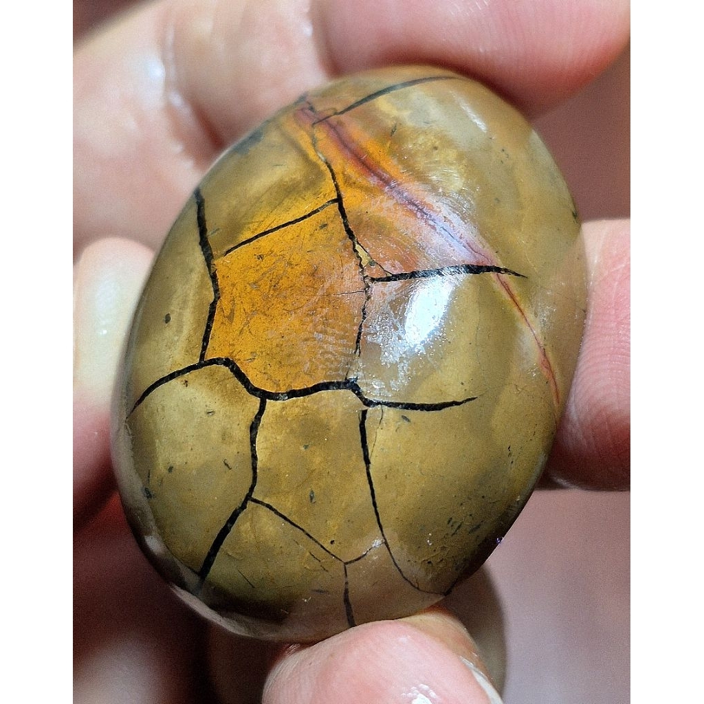 Natural batu akik sisik naga