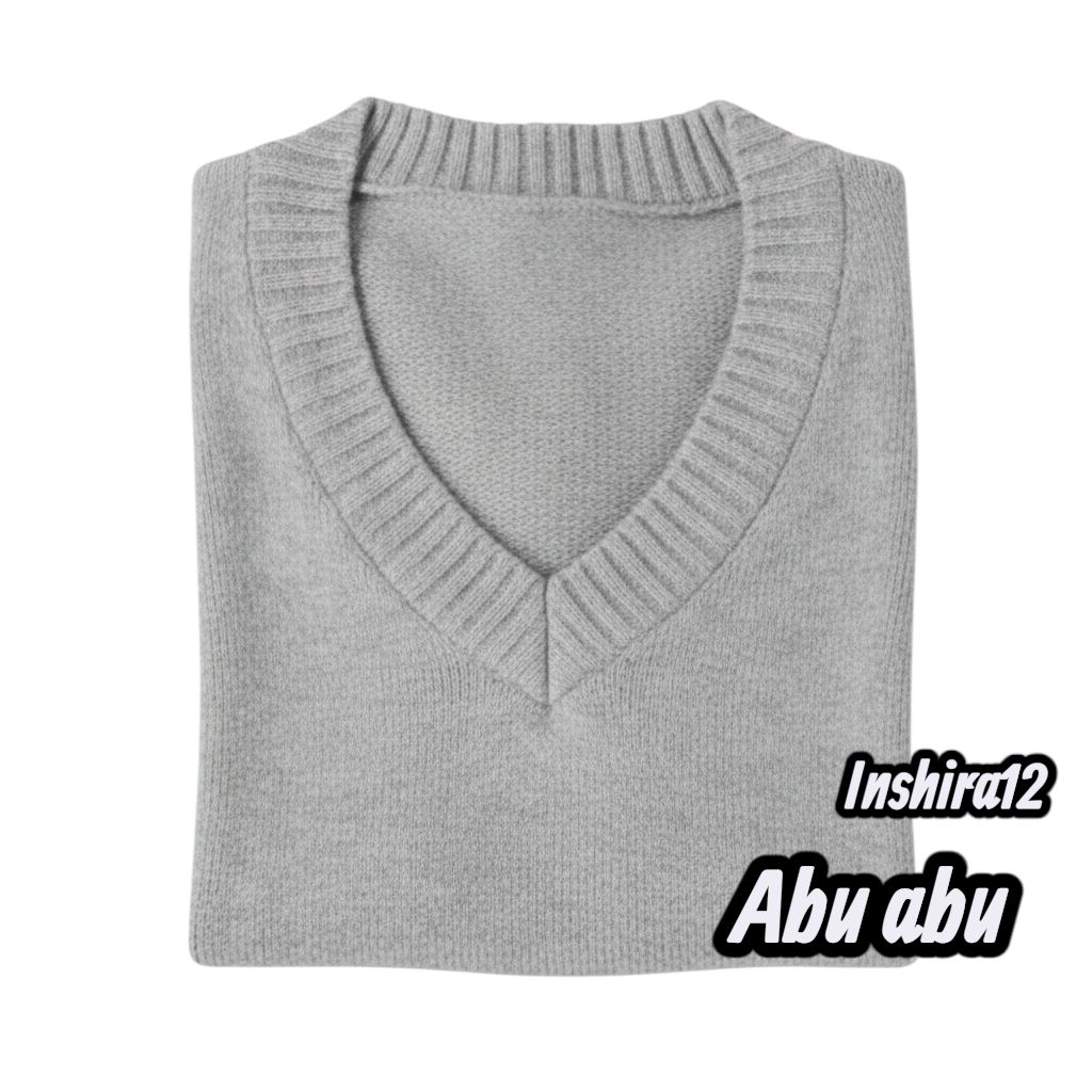 Rompi Rajut Seragam Sekolah SD | SMP | SMA Rompi Rajut Polos Style Korea