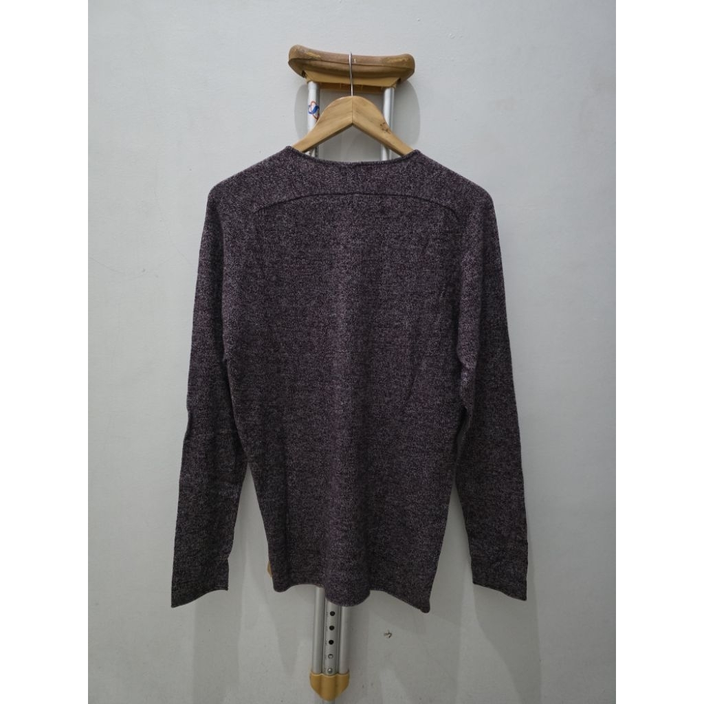 Zara Man thin Sweater Vintage. Basic Collection. 100% original. size M. baju dalam lengan panjang pr