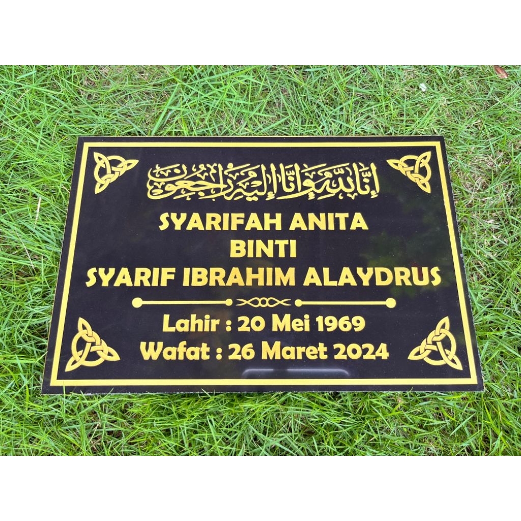 Nisan Granit Ukir BERGARANSI PECAH GANTI BARU
