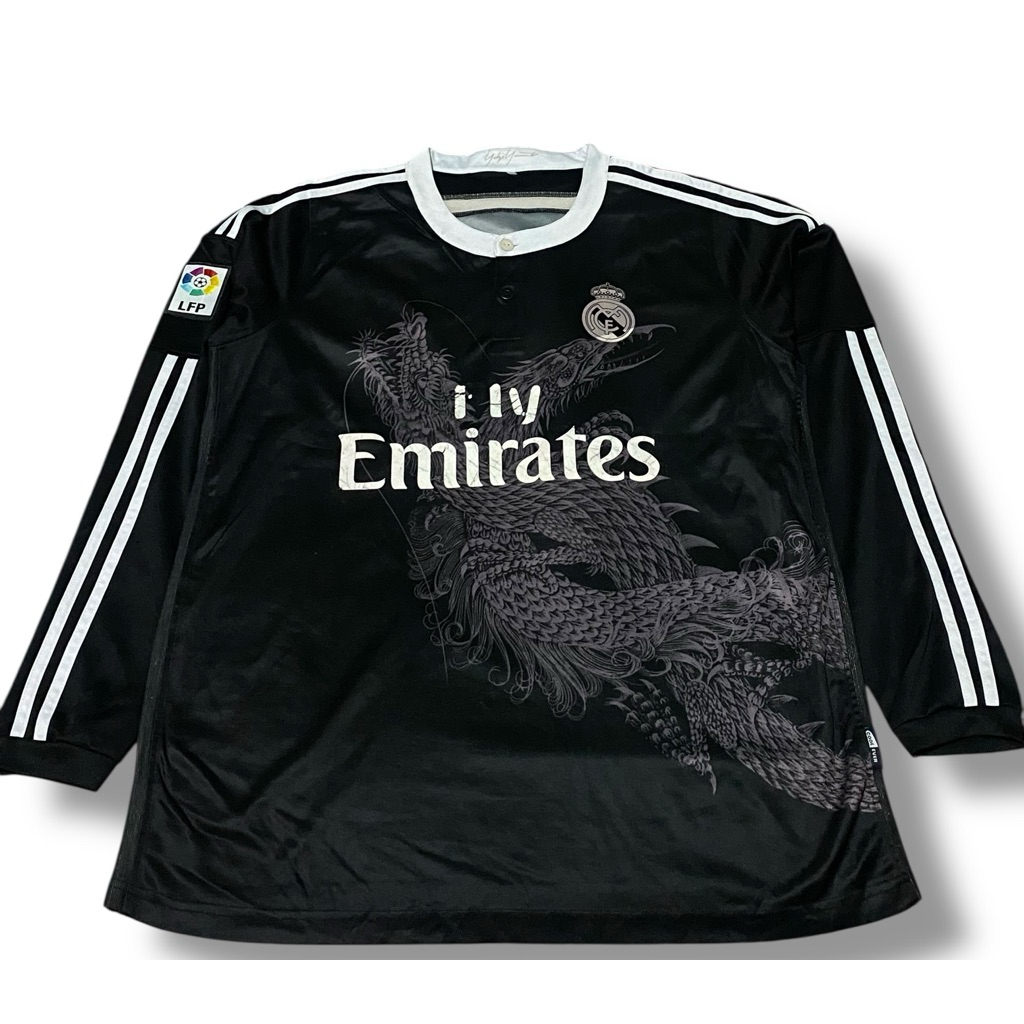 UNBRAND Kaos Jersey Long Sleeve Real Madrid Casual Preloved