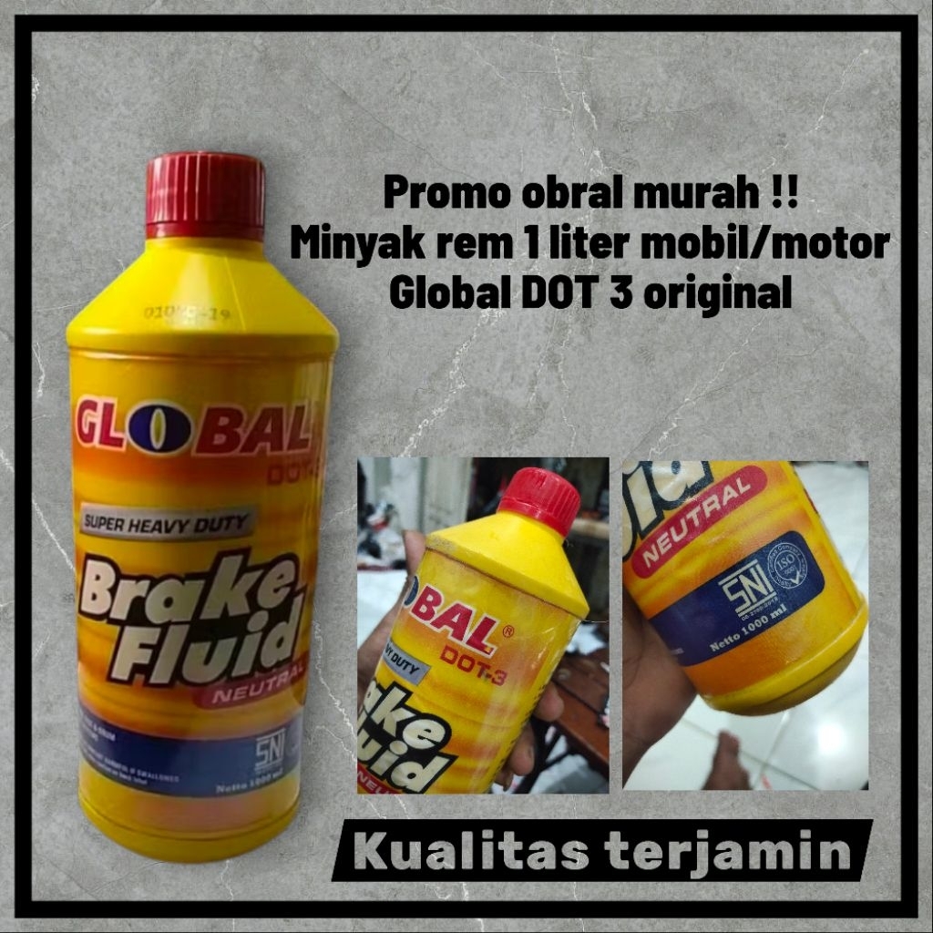 promo obral minyak rem 1 liter mobil-truk-motor / minyak rem mobil truk / minyak rem mobil / minyak 