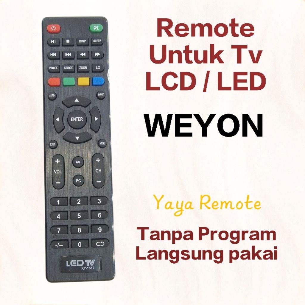 Remote Untuk Tv LED Digital WEYON
