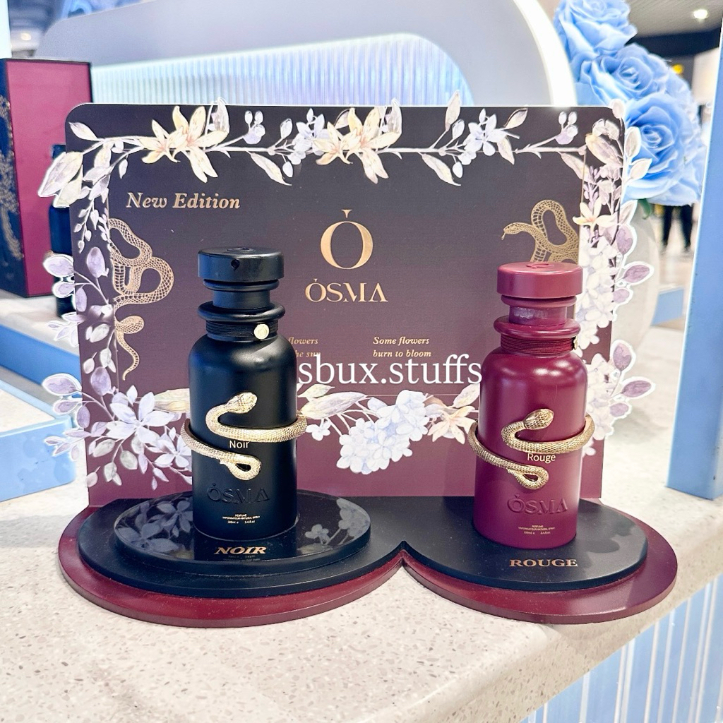 OSMA Noir Rouge Travel Perfume Parfum Arab Saudi Arabia Saudia Asli Original Authentic 20 ml Travell