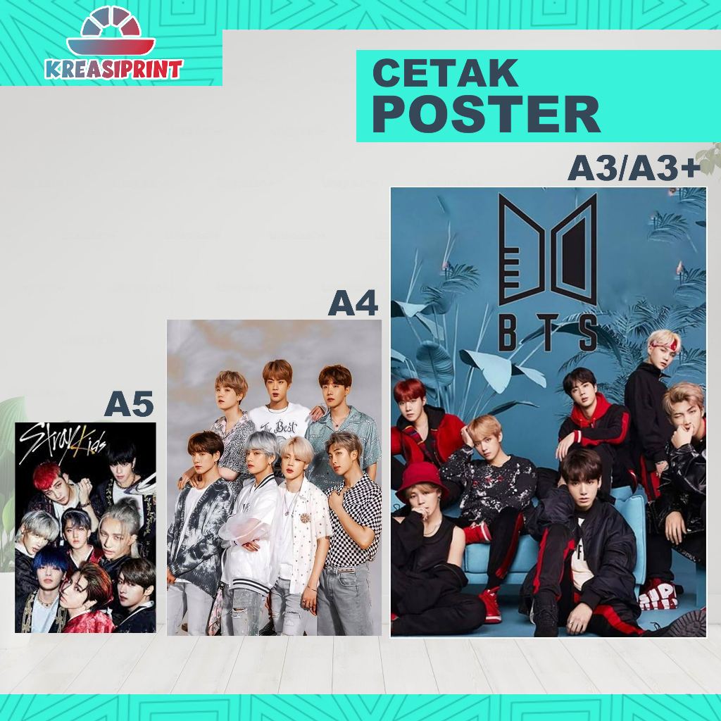 JASA CETAK POSTER I PRINT A3/A4/A5/ LAMINASI