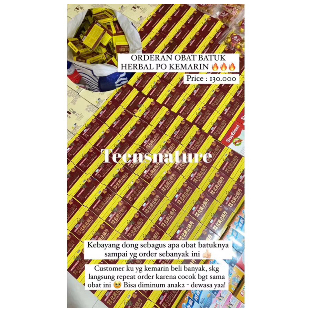 Hua Tan dan Chuan Bei Penang Obat Batuk Berdahak dan Kering Herbal Best Seller