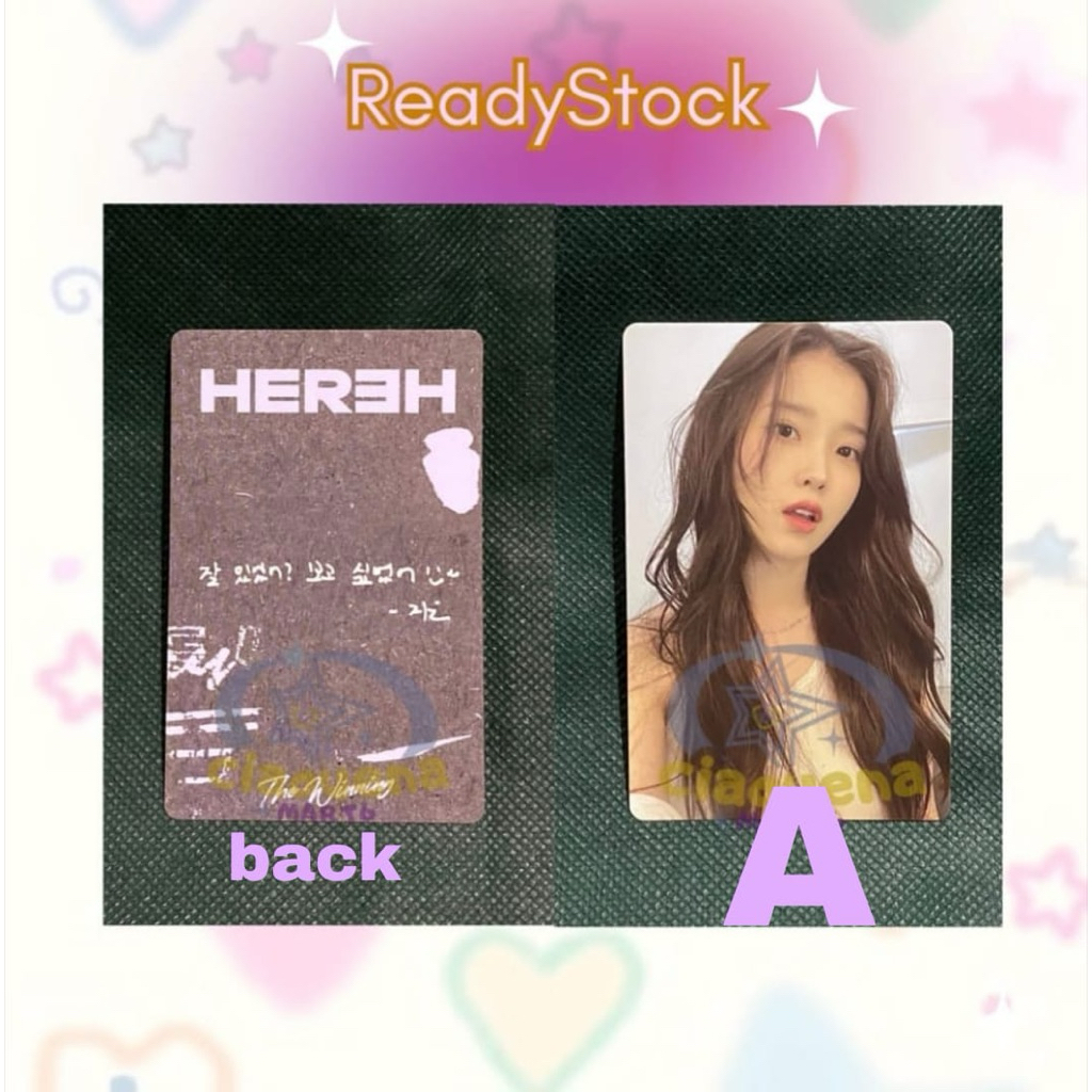 IU Photocard The Winning Encore Concert