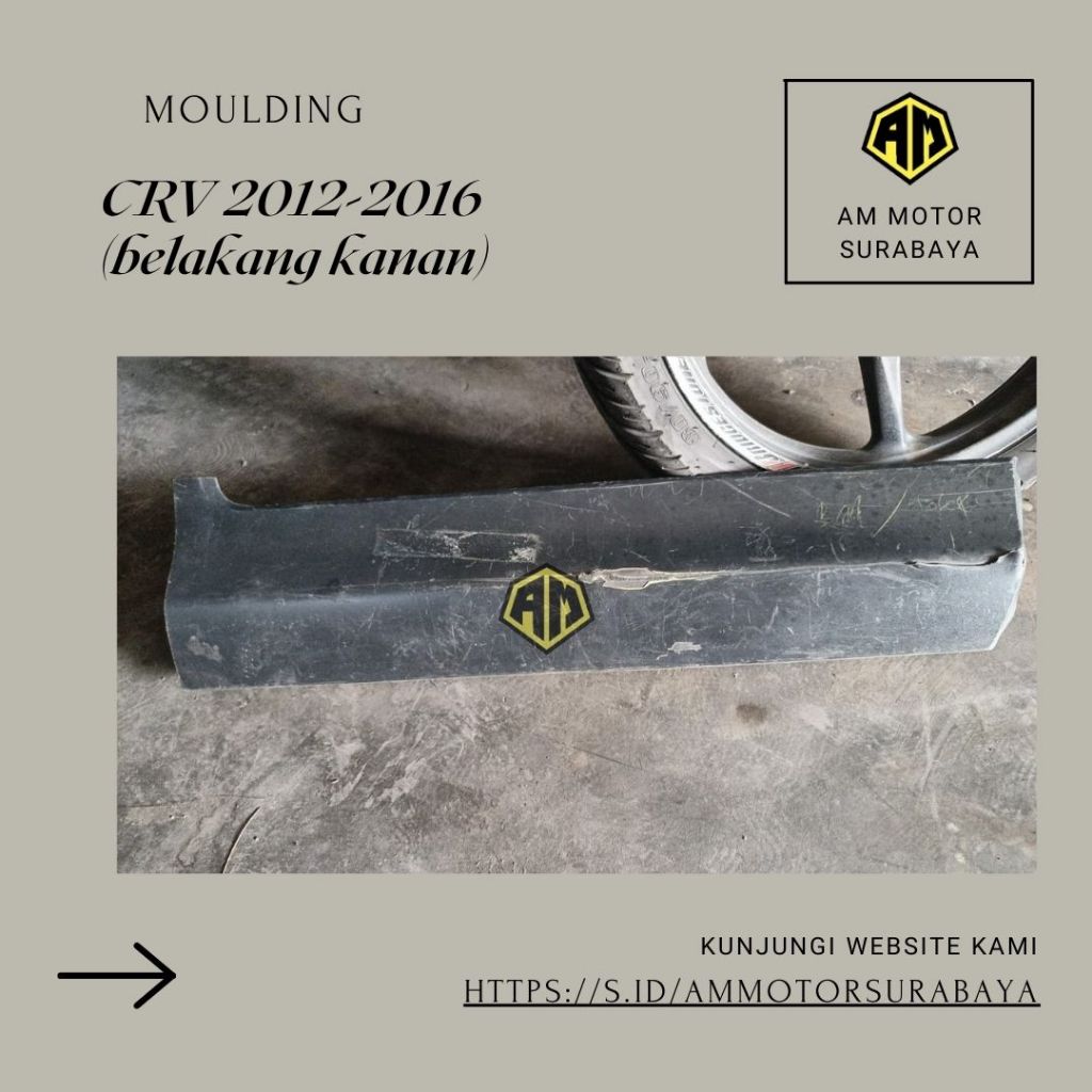 MOULDING CRV 2012-2016 (belakang kanan)
