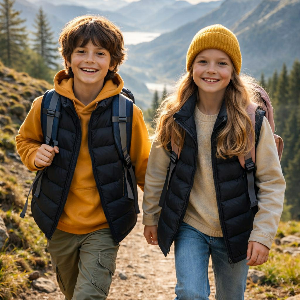 Rompi Tebal Anak Outdoor dan Rompi Motor Anak Anti Angin