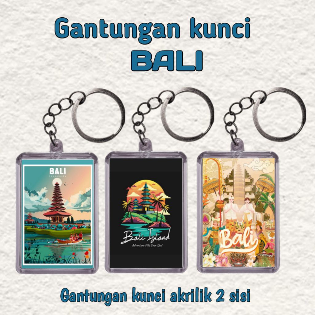 Gantungan tas unik oleh oleh Bali