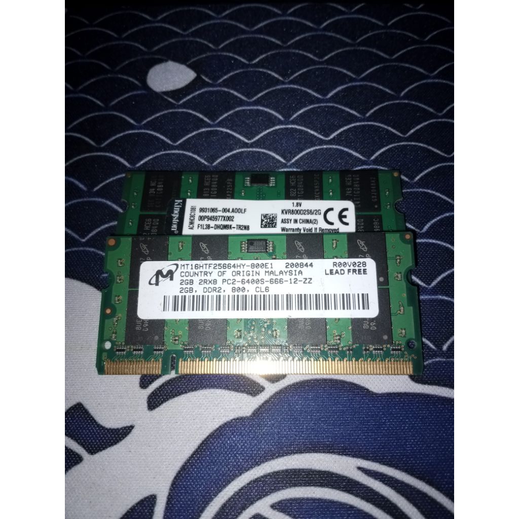 RAM Laptop DDR2 2GB SODIMM Second – Normal & Siap Pakai