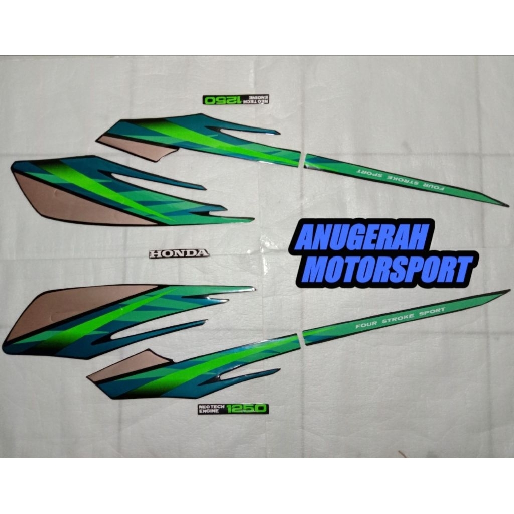 striping stiker lis GL MAX hijau 1997