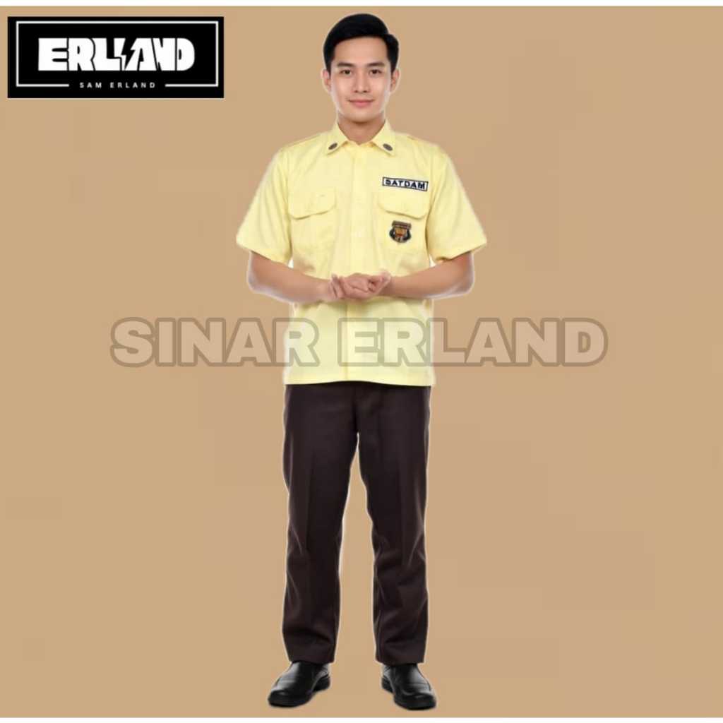 PD ILHAM GROUPSERAGAM SETELAN SATPAM PDH DAN BAJU + CELANA KUALITAS PREMIUM