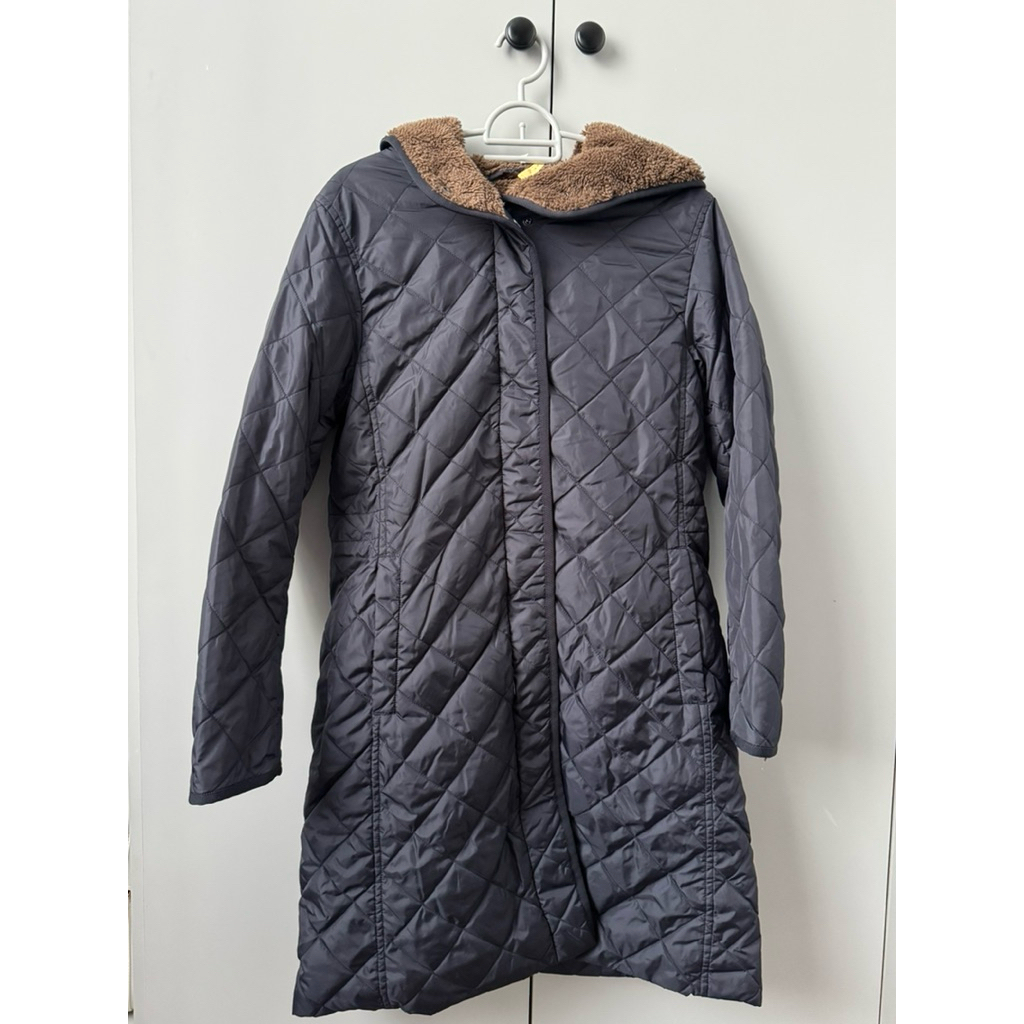 [Preloved] Uniqlo Winter/Autumn Puff Coat - Navy (S)