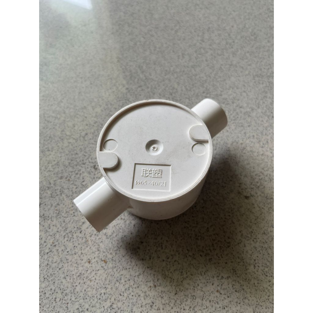 T duss Conduit Cabang 2 20mm / T Dus Listrik 1/2 inch Cabang 2 / T Dos Conduit 1/2" / Tee Dus Cabang