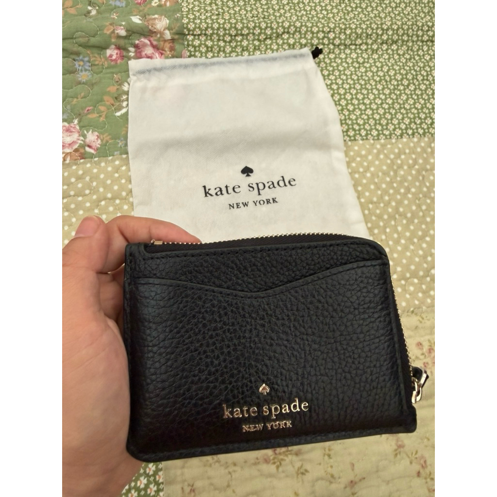 Kate Spade Small Leather Goods / Zip Card Case Wallet original preloved
