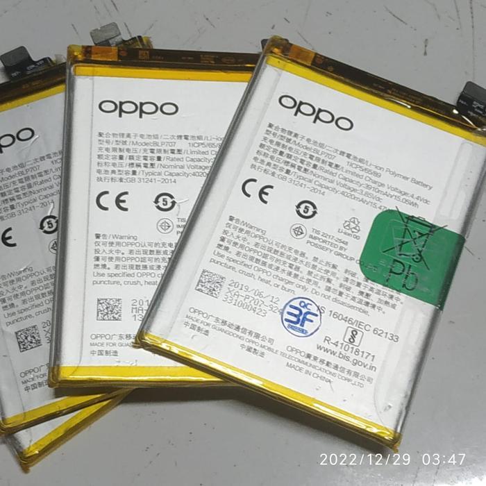 Baterai Oppo A9 / A9X Oppo F11 Baterai Original Copotan BLP707 BLP709