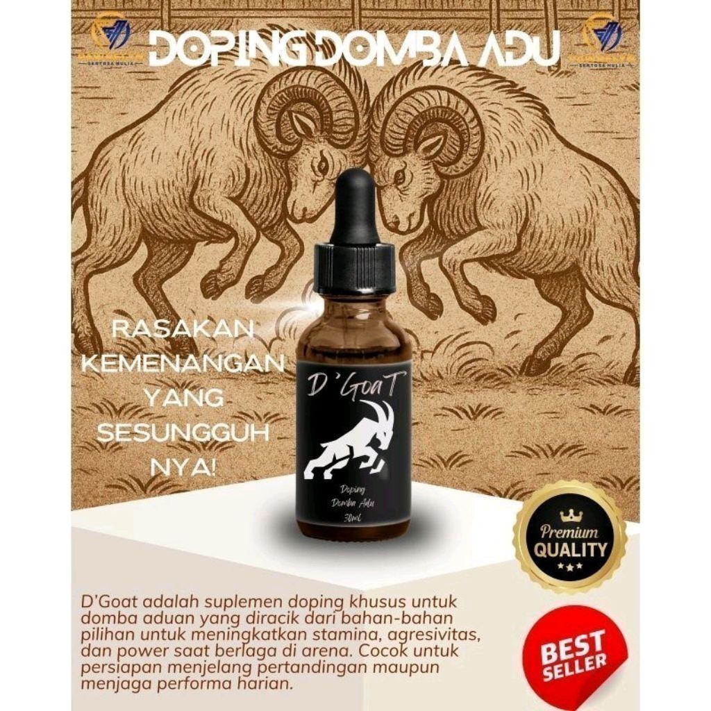 TERLARIS PAKET LENGKAP - D'GOAT Obat Doping Domba Adu Domba Garut Adu