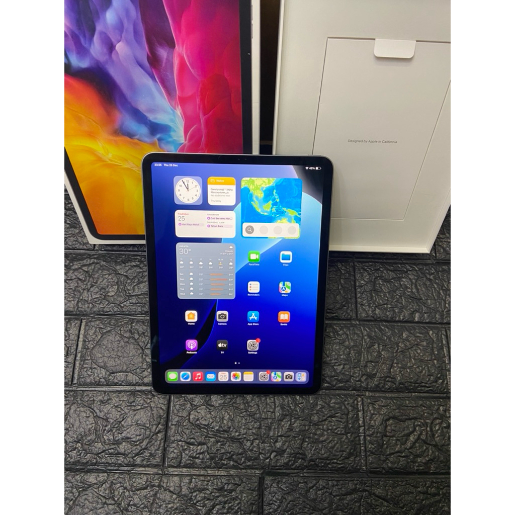 iPad Pro (11-inch) 2020 Wifi 256GB (2 generation ex inter) Second Original Lengkap