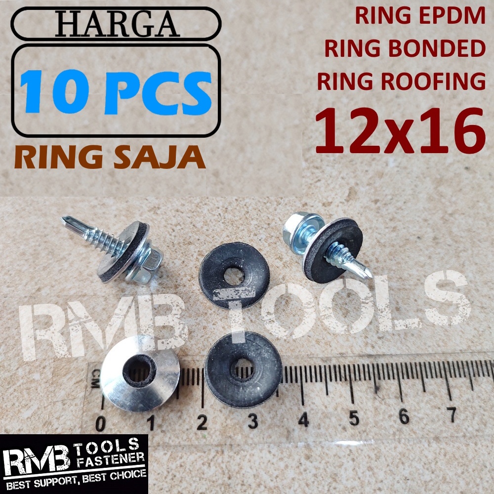 12x16 / Ring Bonded / Ring Seal / Ring Roofing / Ring EPDM Washer
