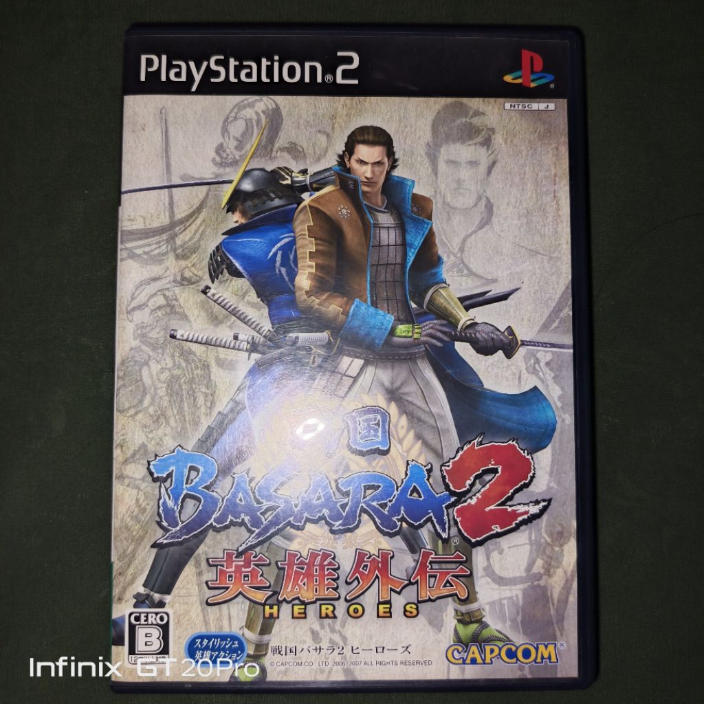 Kaset Game PS2 - Sengoku Basara 2 Heroes Original