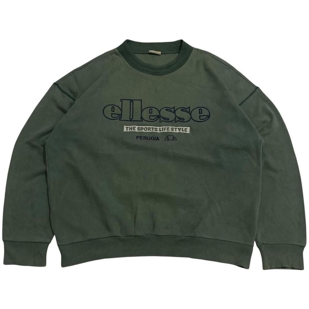 VINTAGE ELLESSE CREWNECK | MADE IN JAPAN | SWEATER | STFT