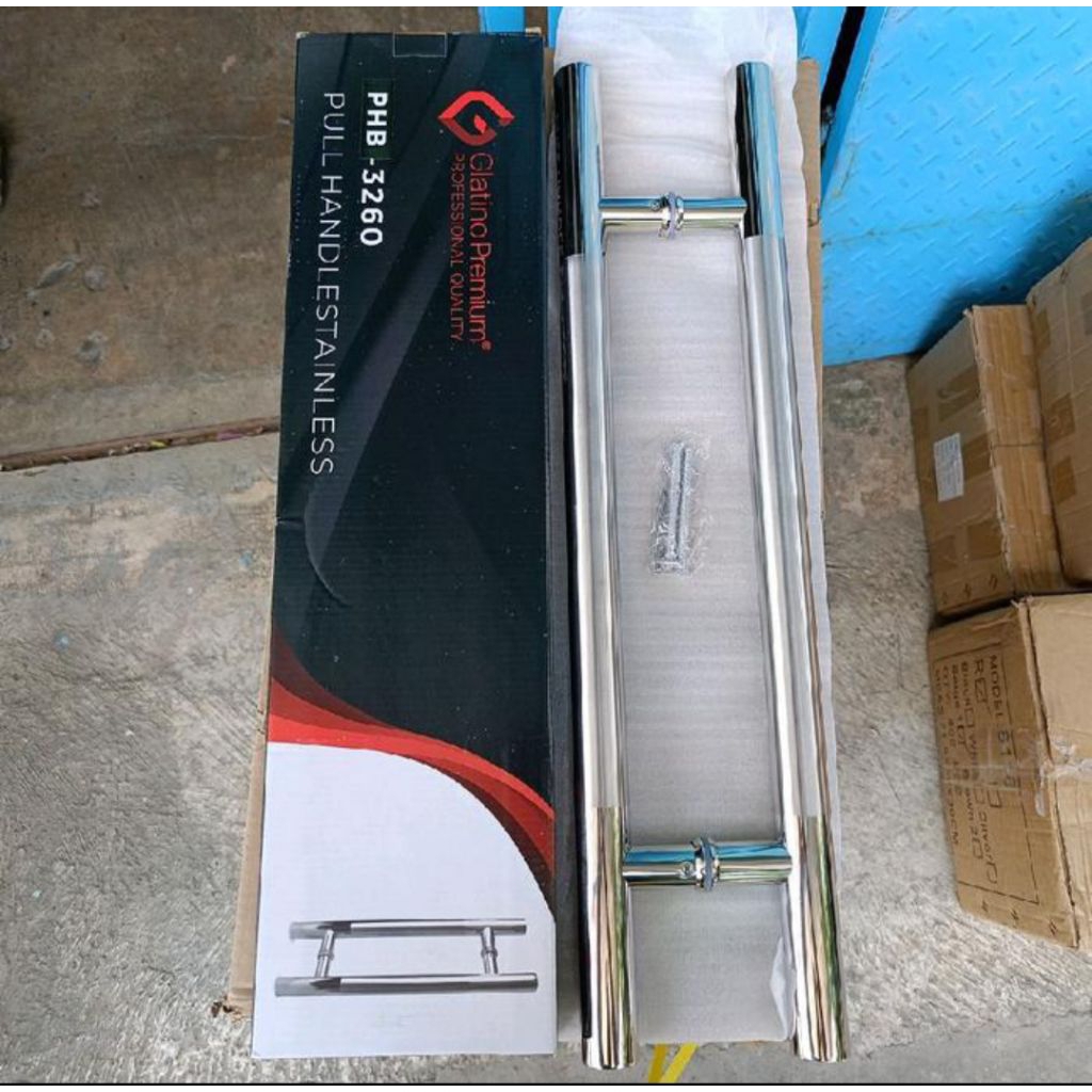 Pull Handle Glatino 60 cm Stainless BULAT | Handle Pintu 60 cm Stainless PHB-3260 | Tarikan Pintu St