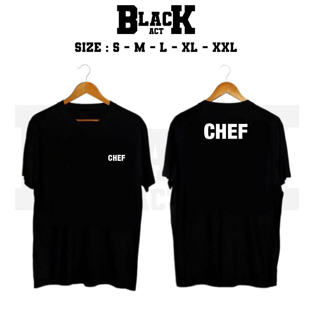 KAOS CHEF SIMPEL // T-SHIRT CHEF SIMPEL