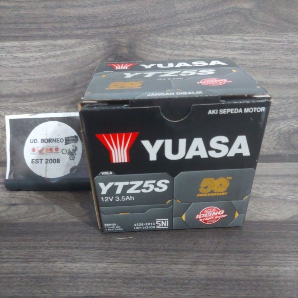 aki kering Yuasa 5S KARISMA, SPACY CW, VERZA, MEGAPRONEW