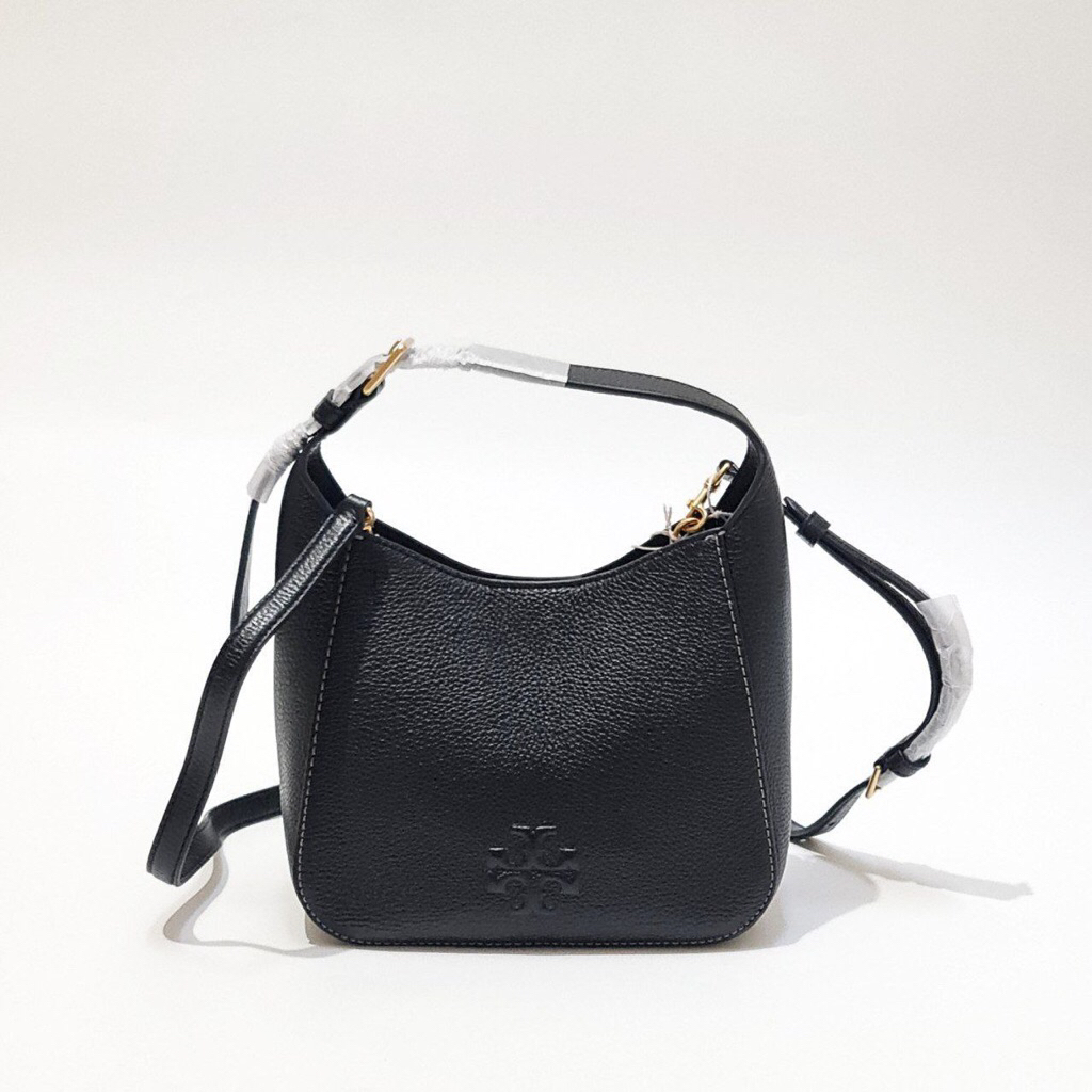 TB 144690 THEA SMALL BUCKET BAG BLACK