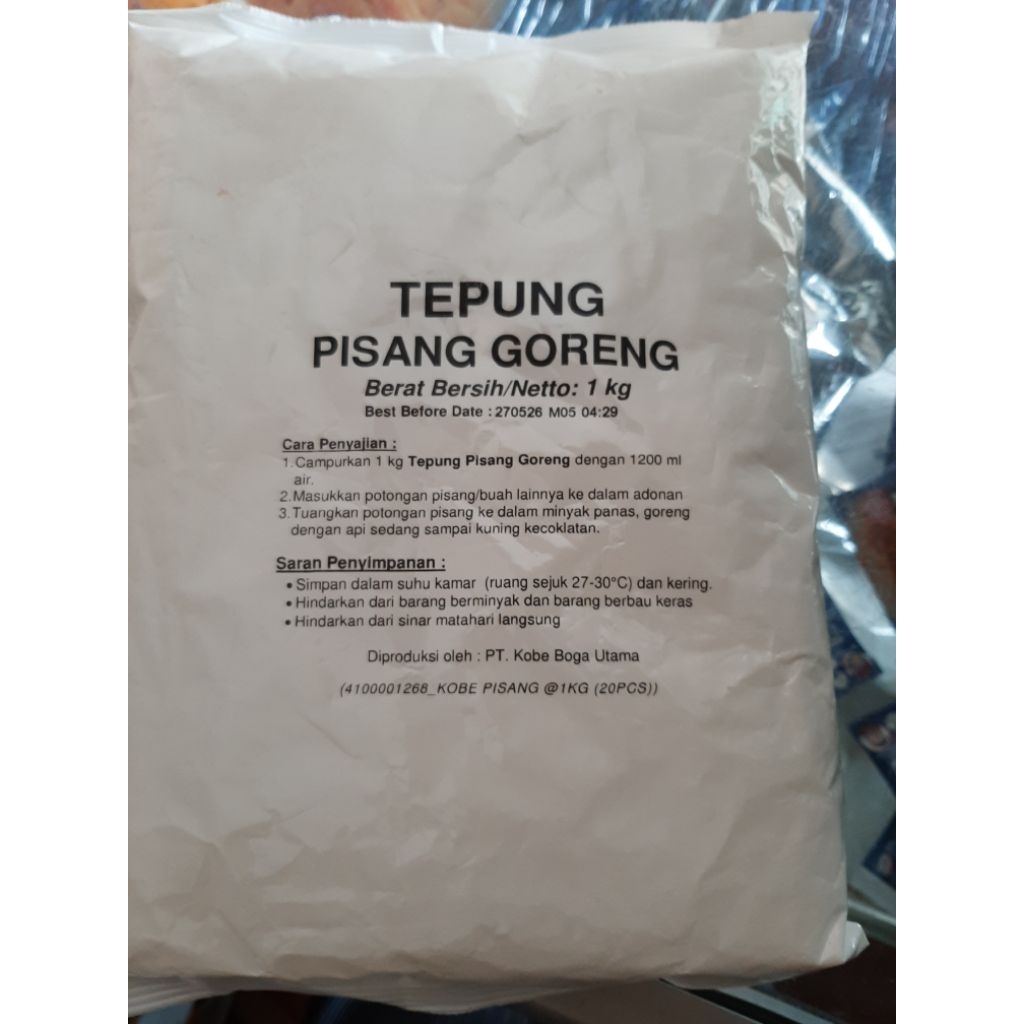 Tepung pisang KOBE 1kg