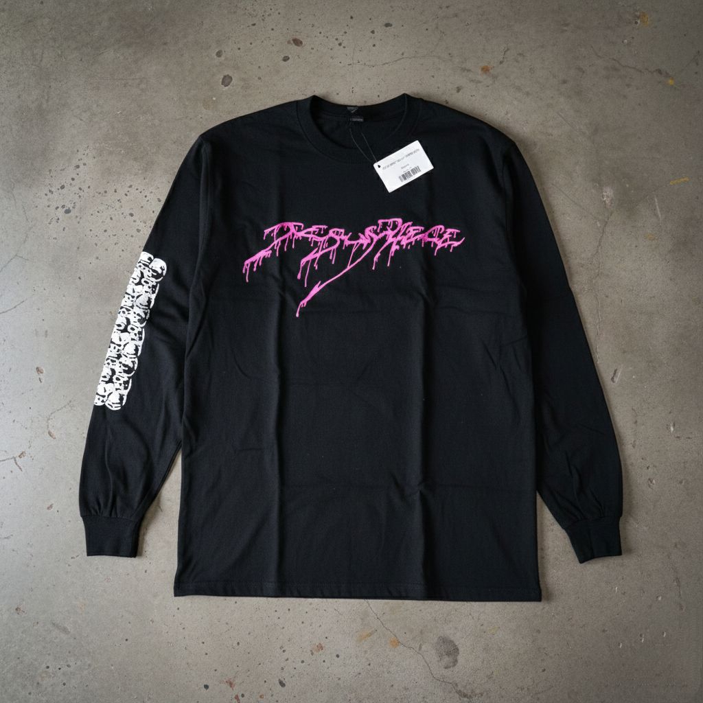 KAOS BAND OFFICIAL JESUS PIECE - SKULL LONGSLEVE