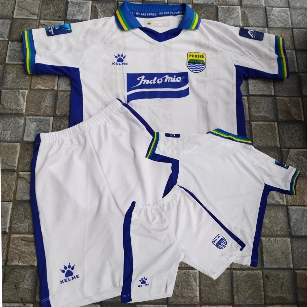 PREMIUM SETELAN BAJU BOLA JERSEY PERSIB AWAY ACL ANAK KIDS 2025 2026 GRADE ORI