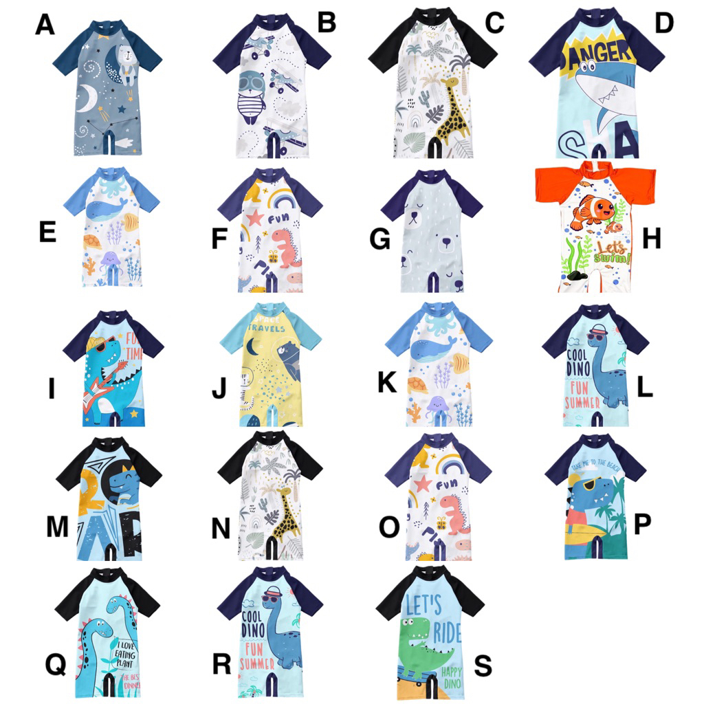 Baju swimming anak baju renang anak 3 4 5 6 7 8 9 10 tahun baju diving baju kolam renang anak pontia