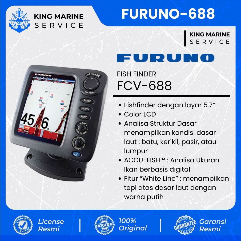 Fish finder furuno fcv 688