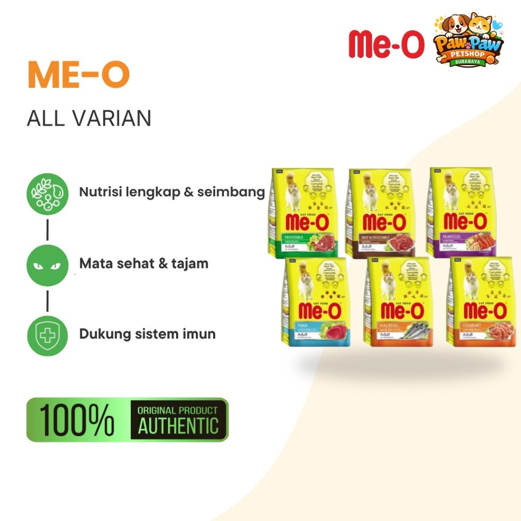 MEO 1,1 KG DRY MAKANAN KUCING ALL VARIAN - MEO TUNA 1.1KG - MEO CHICKEN 1.1KG - MEO KITTEN MURAH