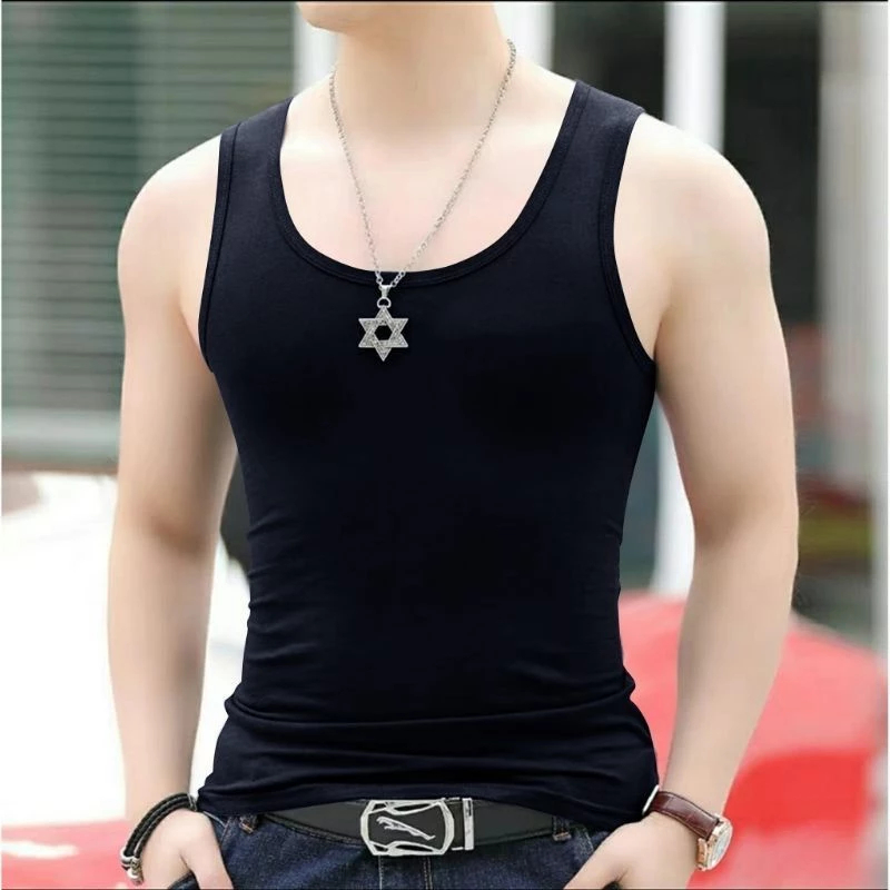 Singlet pria dewasa lekbong polos dalaman pria berkualitas