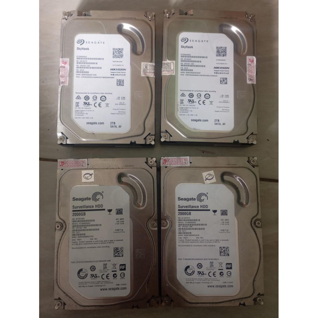 hardisk cctv 2tb bekas normal sentinel 100%