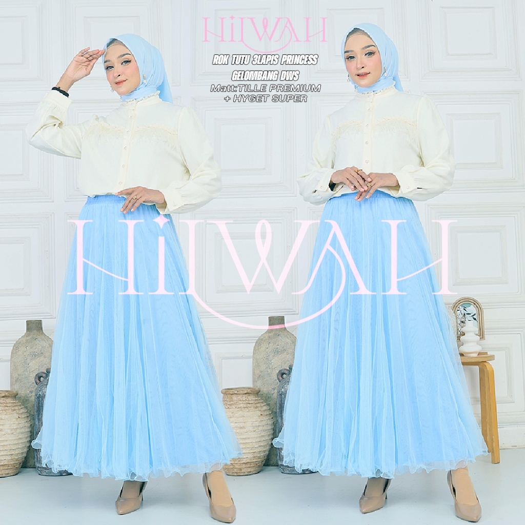 Rok tutu princess tile 4lapis gelombang cinta(highquality)Rok tutu tile premium--Rok tutu tile impor