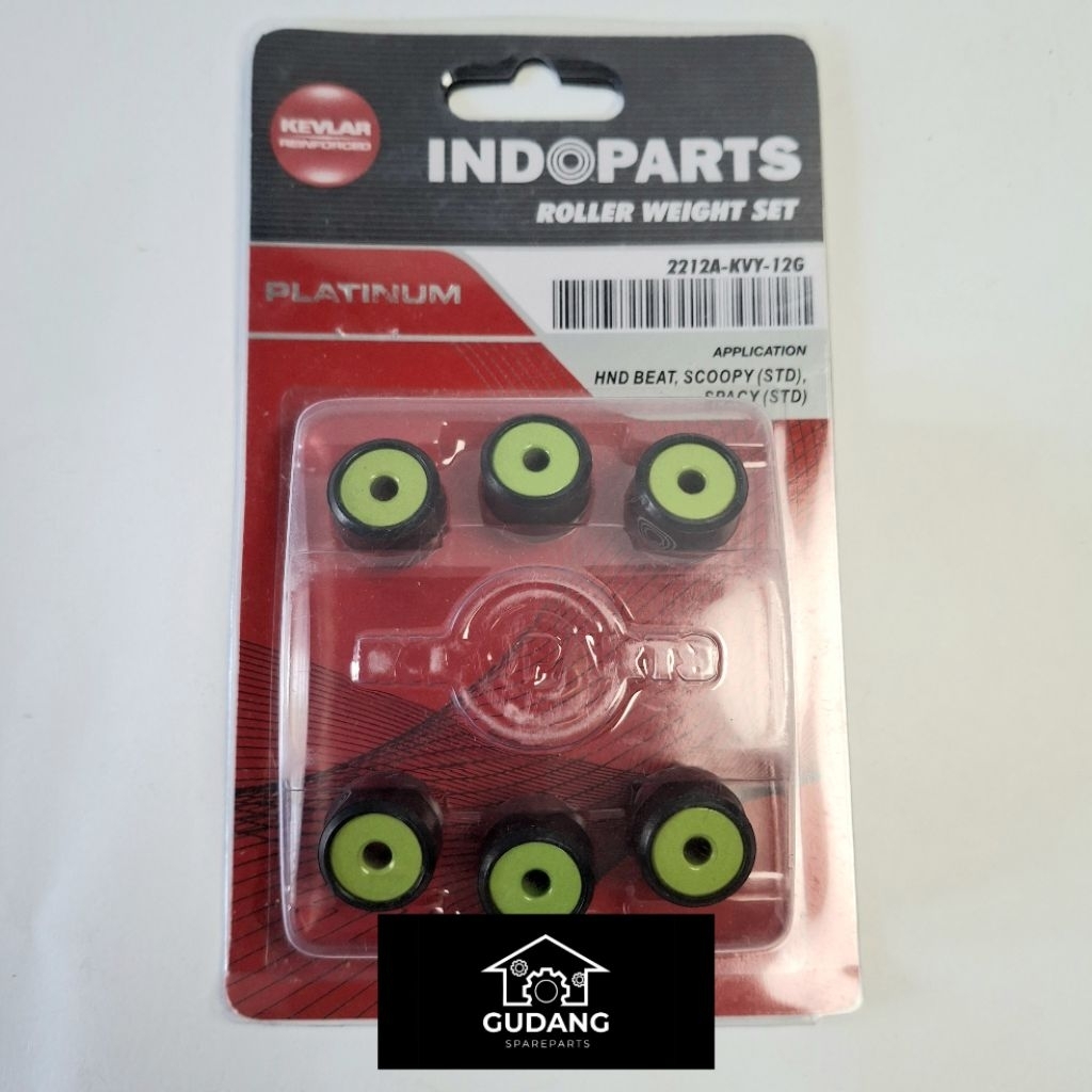 Roller/Weight Beat/Scopy 12g KVY INDOPART