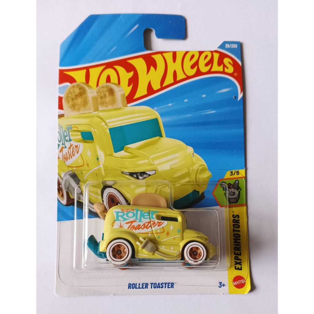 Hot Wheels - Roller Toaster Yellow Experimotors