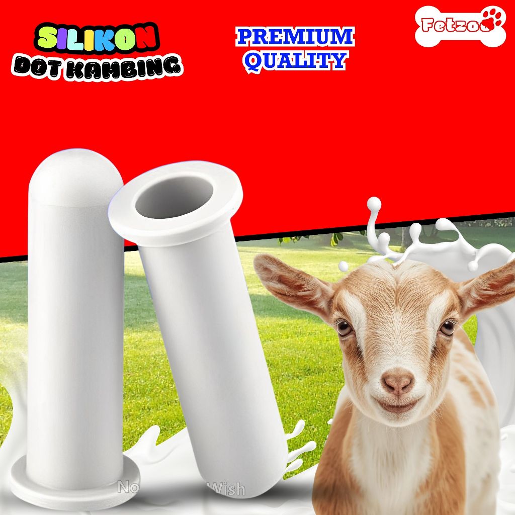 Dot Anak Kambing Dot Cempe Hewan Peliharaan Silikon FETZOO