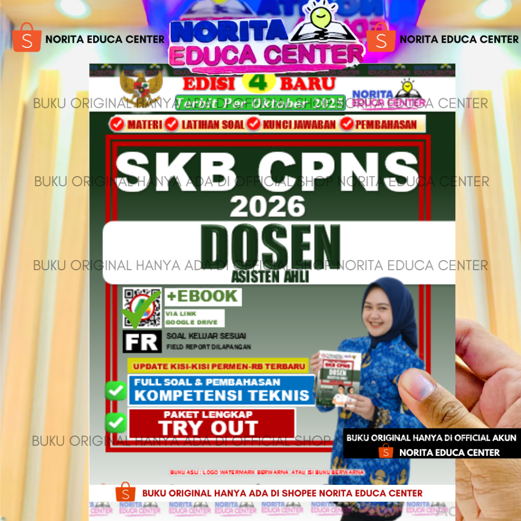 BUKU SKB CPNS DOSEN ASISTEN AHLI NORITA EDUCA CENTER