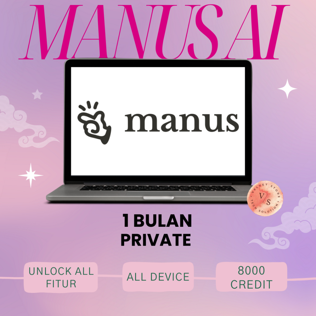 Manus AI Akun Private Siap Pakai Autonomous Agent Kredit 8000