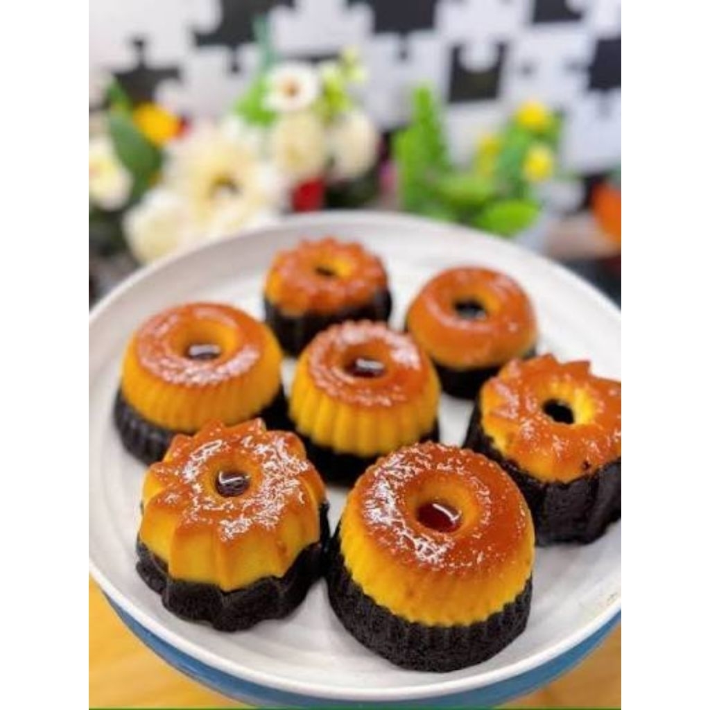 Bolu ketan hitam keju karamel mini
