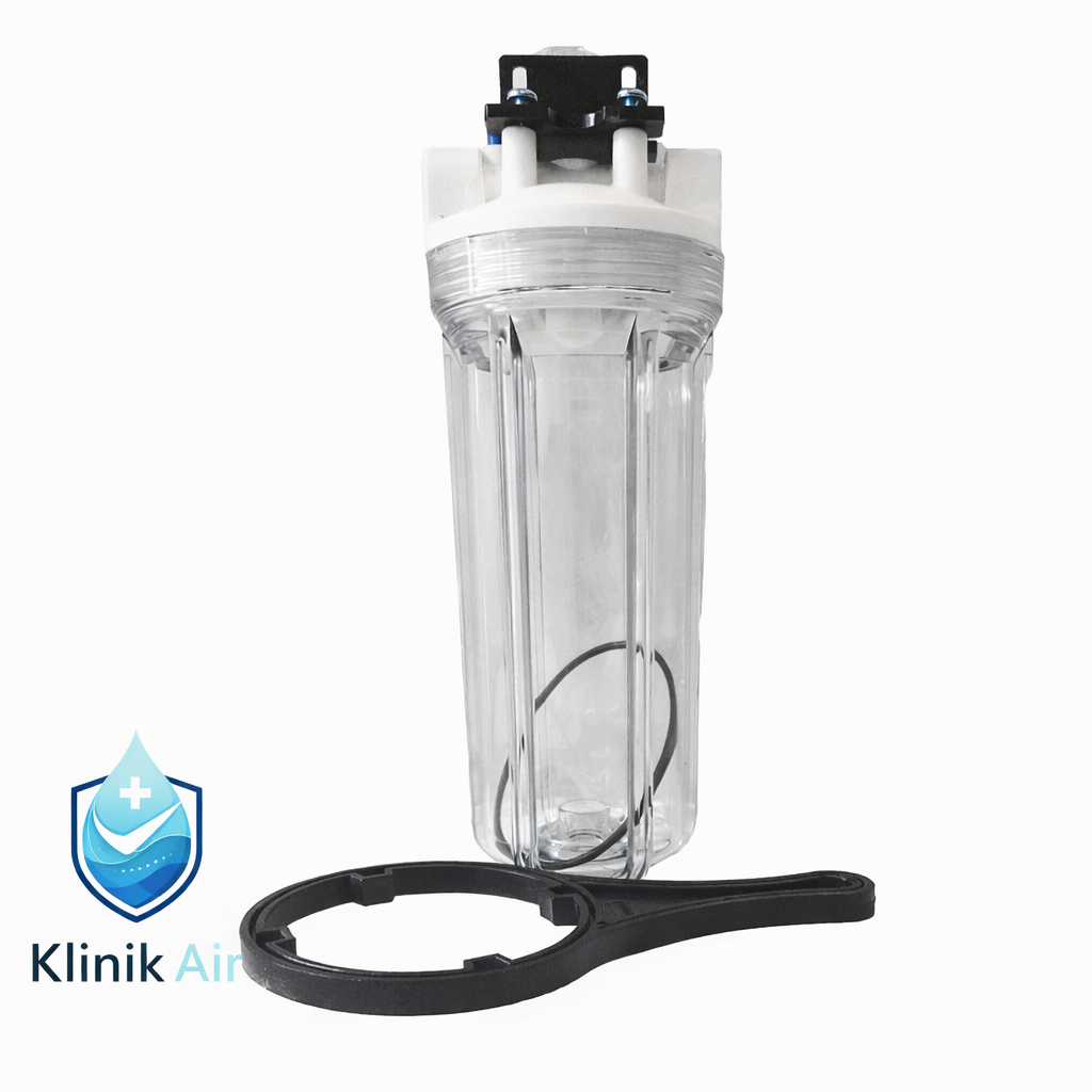 Housing Filter Air 10 Inch – Untuk Air Sumur, Toren & Keran Rumah Tangga (Nanotec dan Eugen)